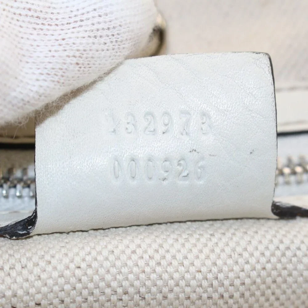 Gucci Navy Web Ivory Tote 2GK0104K
